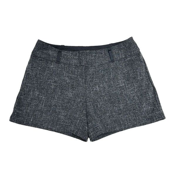 The Limited Black Tweed Drew Fit Dress Shorts Size 8 NEW - Picture 1 of 5